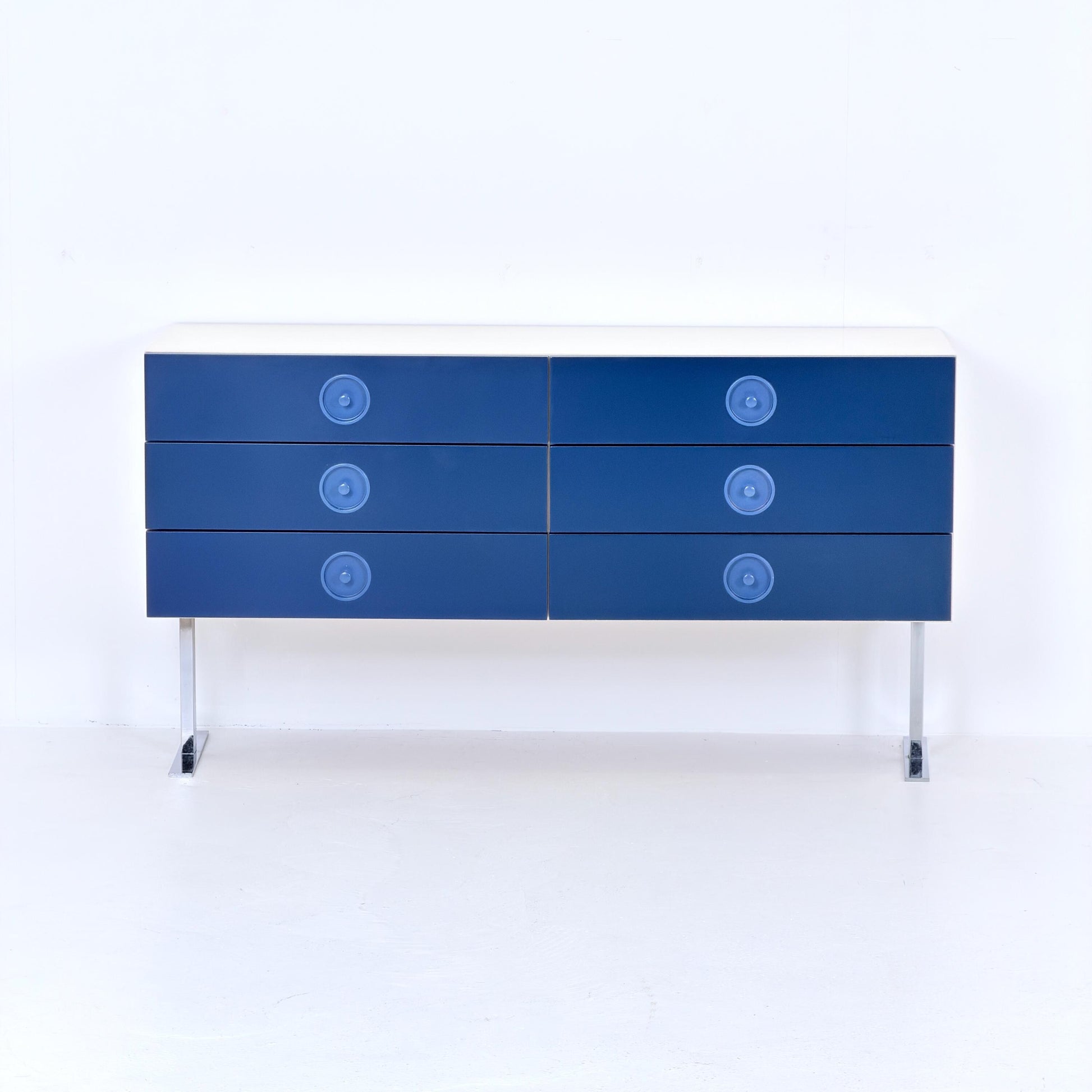 1 of 2 Mid Century Space Age sideboard - chest of drawers by Elco Germany 1970s