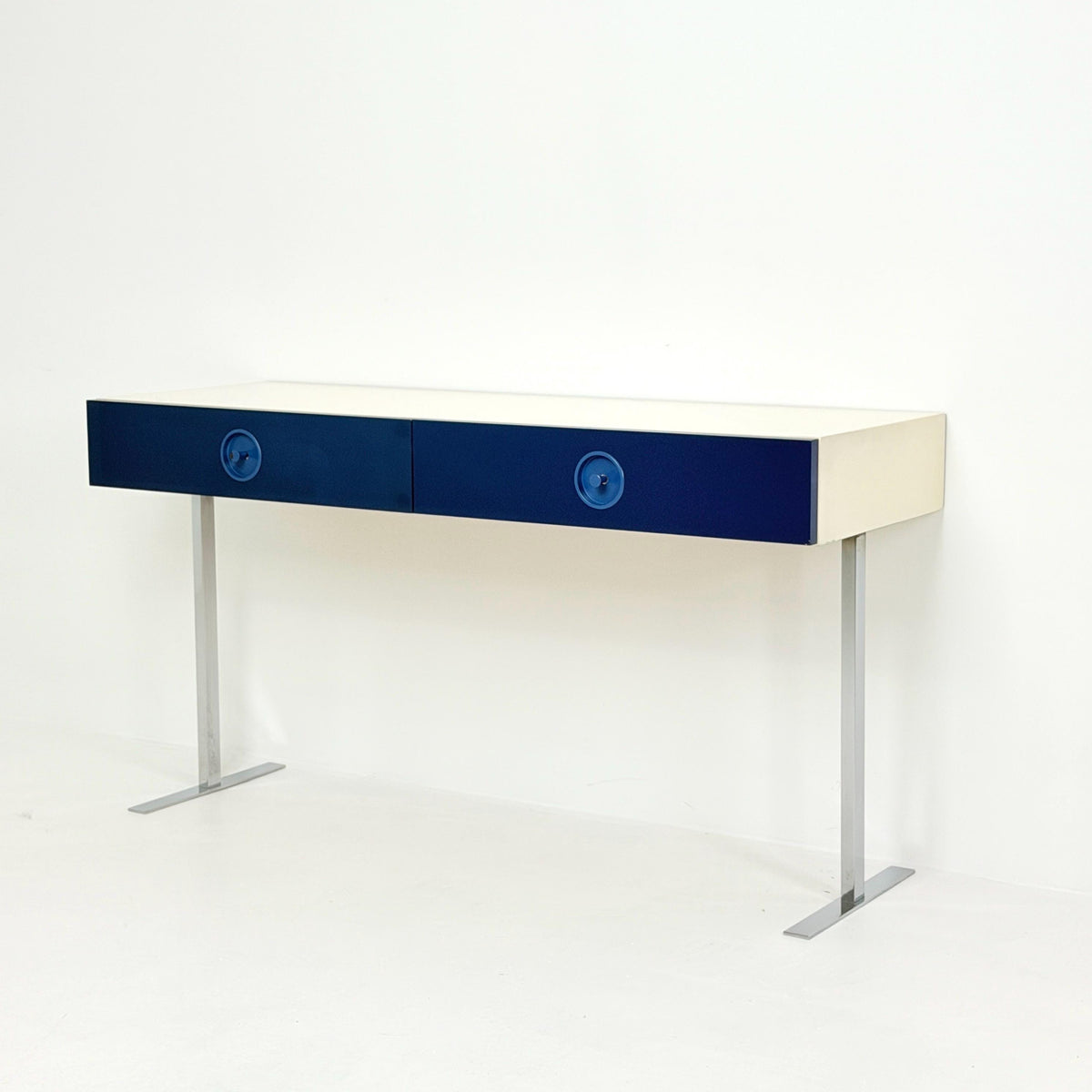 Mid Century Space Age Console Table Desk by Elco Germany 1970s
