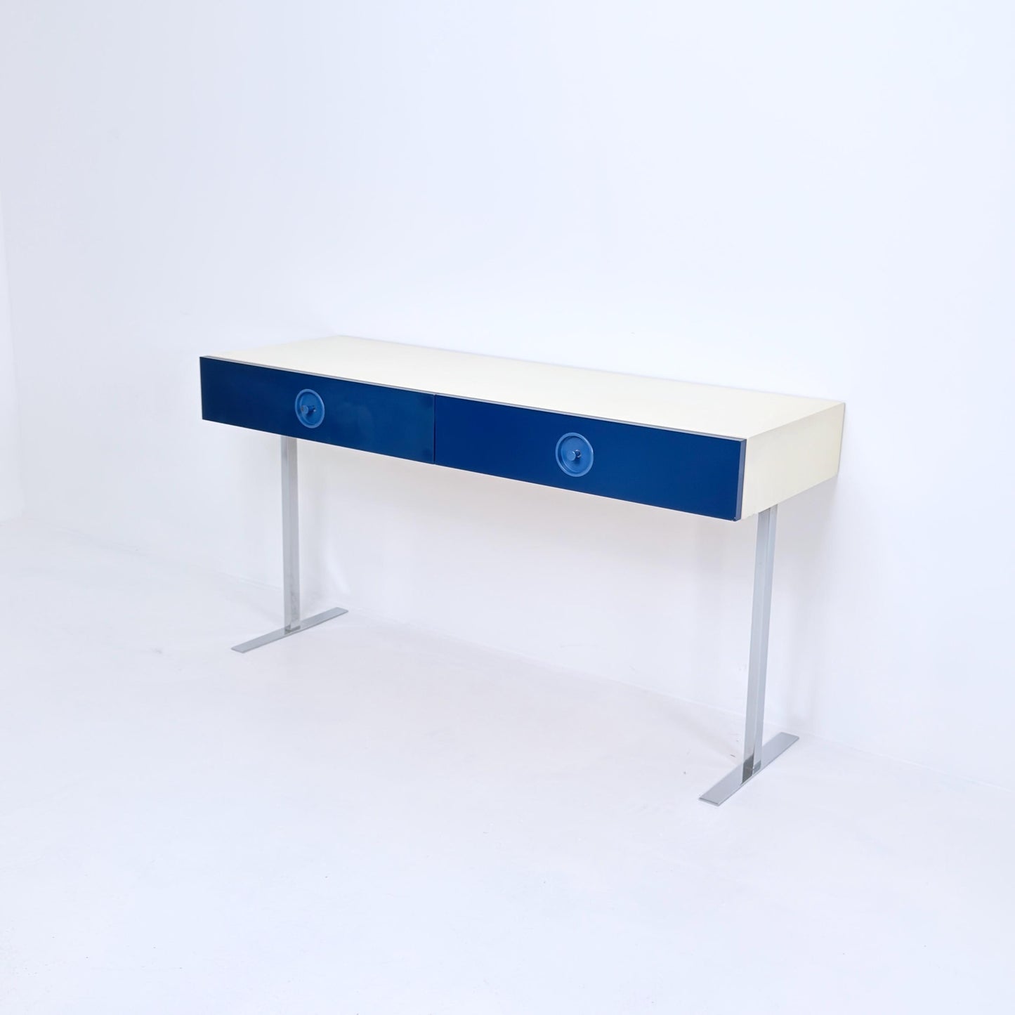 Mid Century Space Age Console Table Desk by Elco Germany 1970s