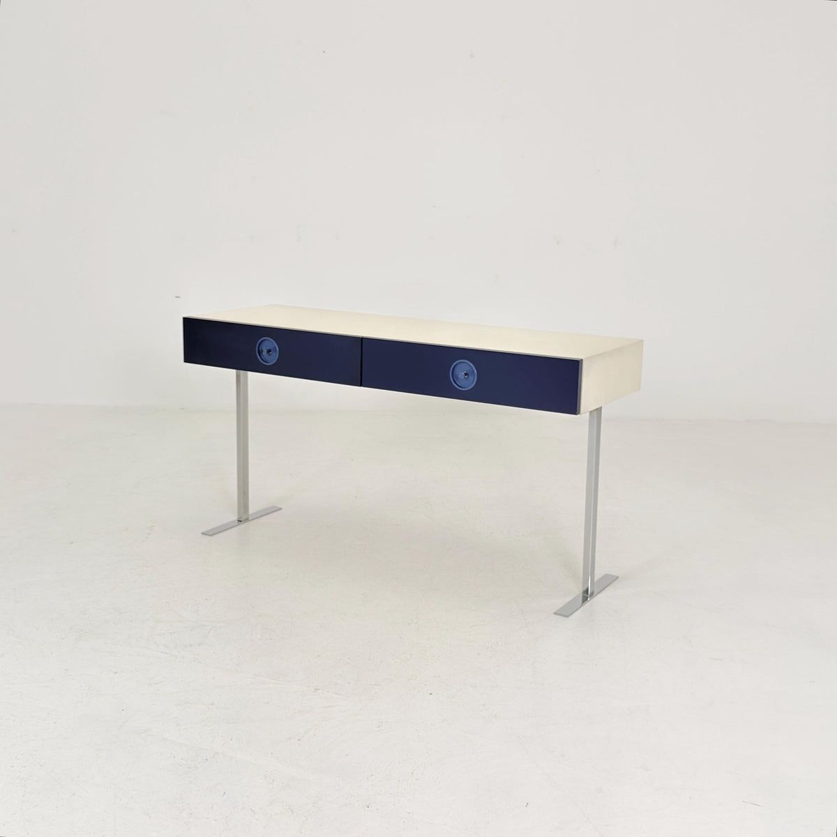 Mid Century Space Age Console Table Desk by Elco Germany 1970s