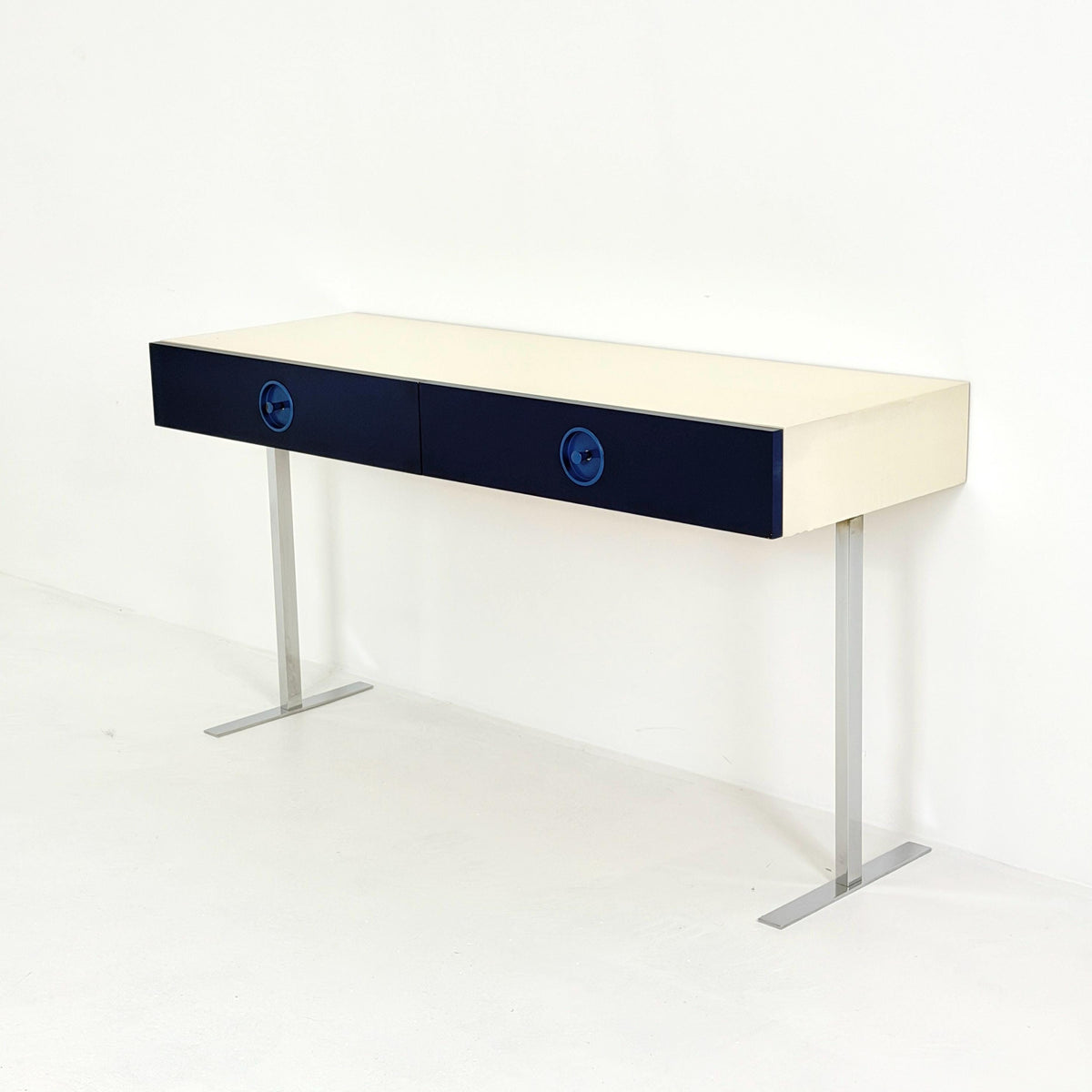 Mid Century Space Age Console Table Desk by Elco Germany 1970s
