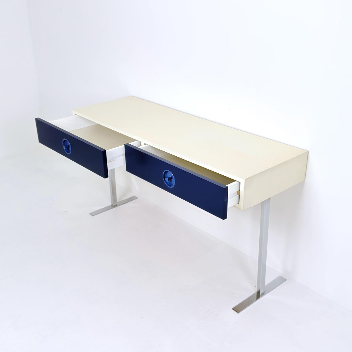 Mid Century Space Age Console Table Desk by Elco Germany 1970s