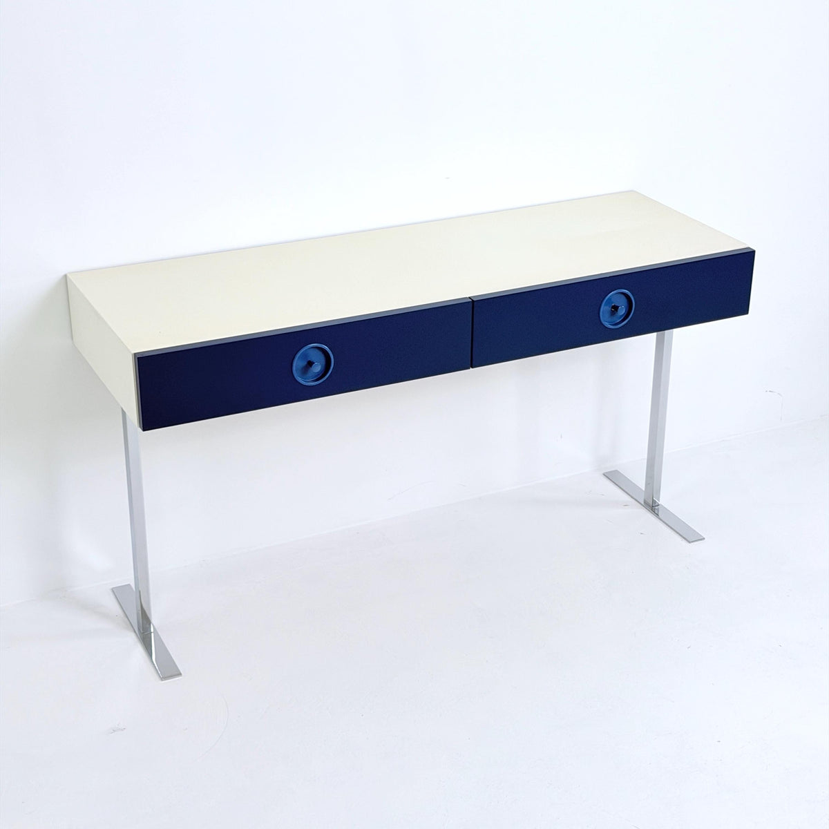 Mid Century Space Age Console Table Desk by Elco Germany 1970s
