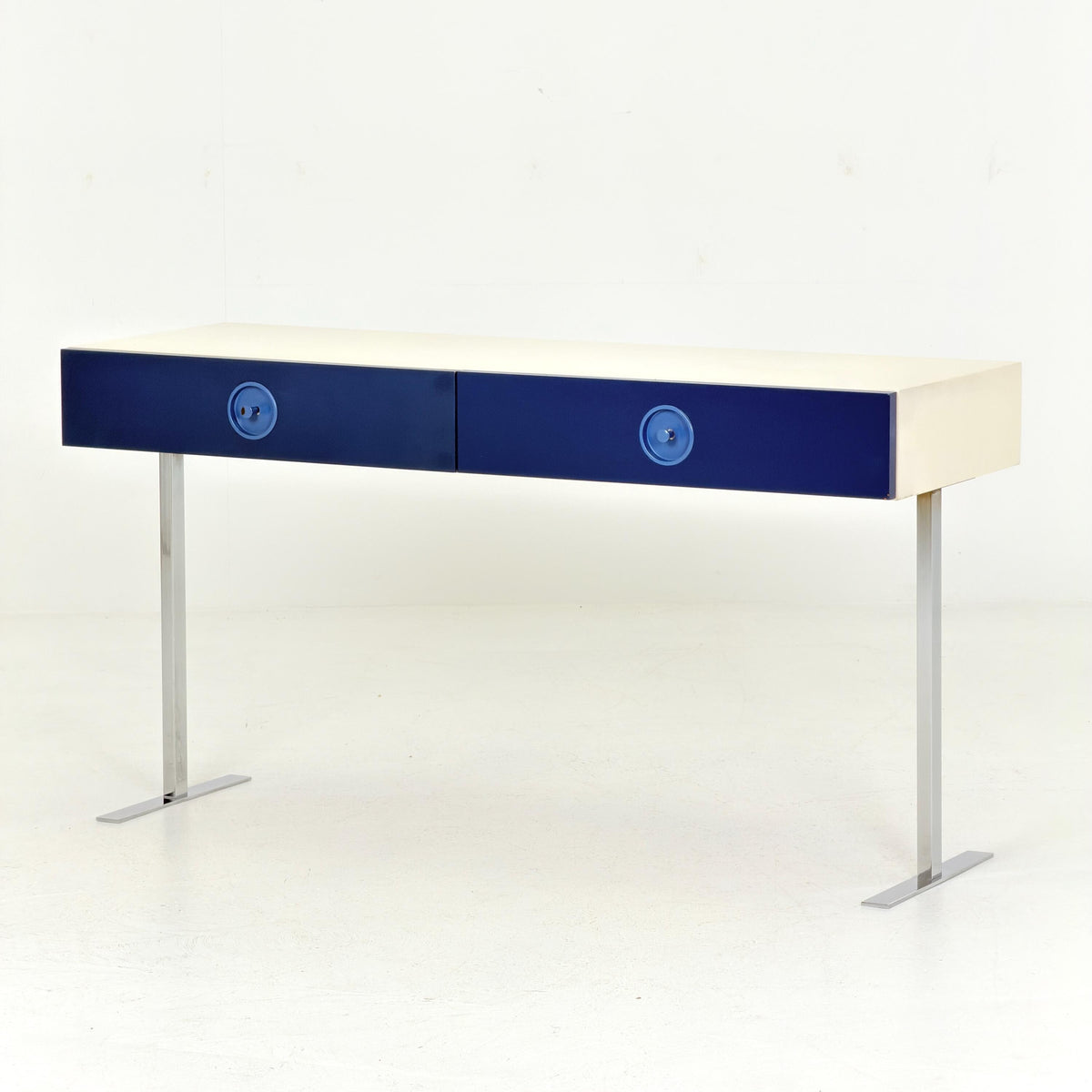 Mid Century Space Age Console Table Desk by Elco Germany 1970s