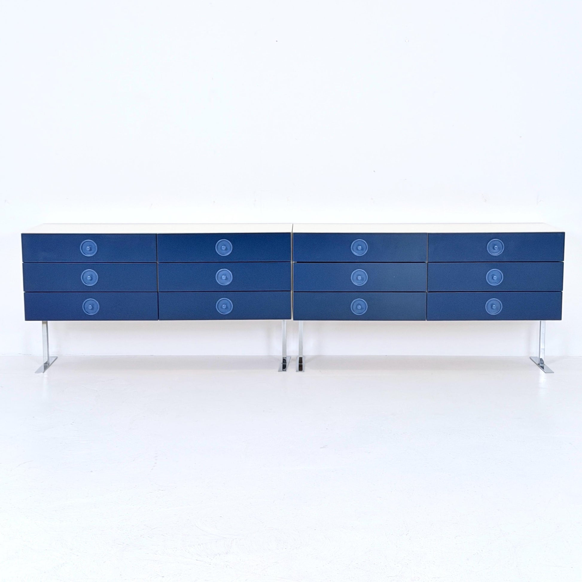 Rare large Mid Century Space Age sideboard - chest of drawers by Elco Germany 1970s