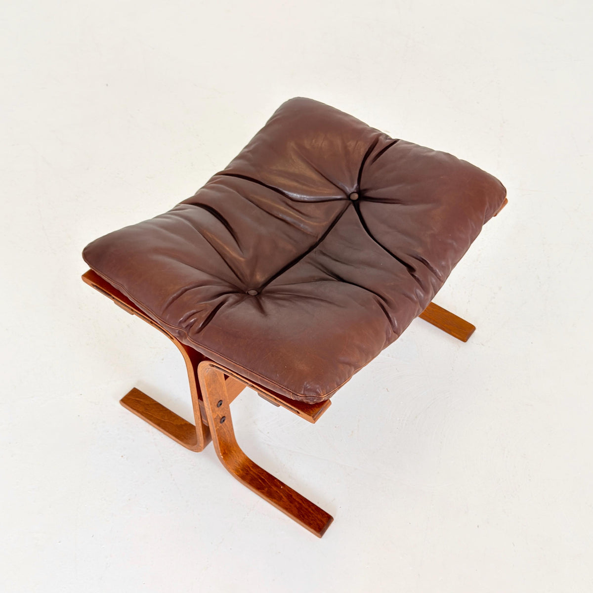 Mid century lounge “Siesta” ottoman by Ingmar Relling, Westnofa Furniture, Norway 1980s
