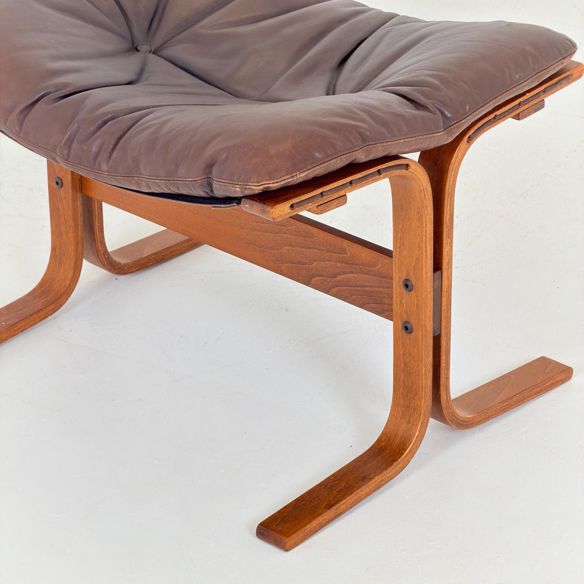 Mid century lounge “Siesta” ottoman by Ingmar Relling, Westnofa Furniture, Norway 1980s