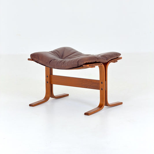 Mid century lounge “Siesta” ottoman by Ingmar Relling, Westnofa Furniture, Norway 1980s
