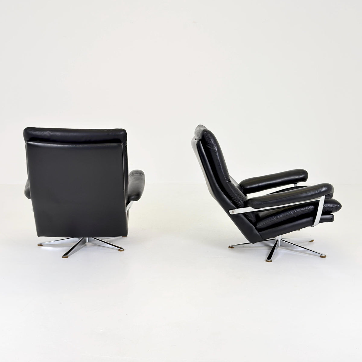 Set of 2 Mid-Century Palma Lounge Chairs by Werner Langenfeld for ESA Møbelværk, 1980s Denmark