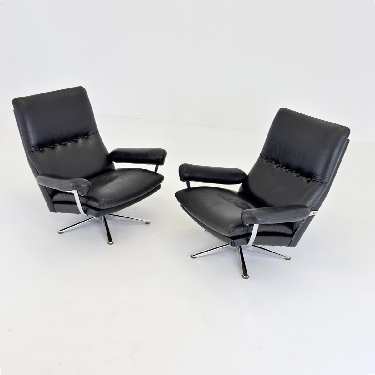 Set of 2 Mid-Century Palma Lounge Chairs by Werner Langenfeld for ESA Møbelværk, 1980s Denmark