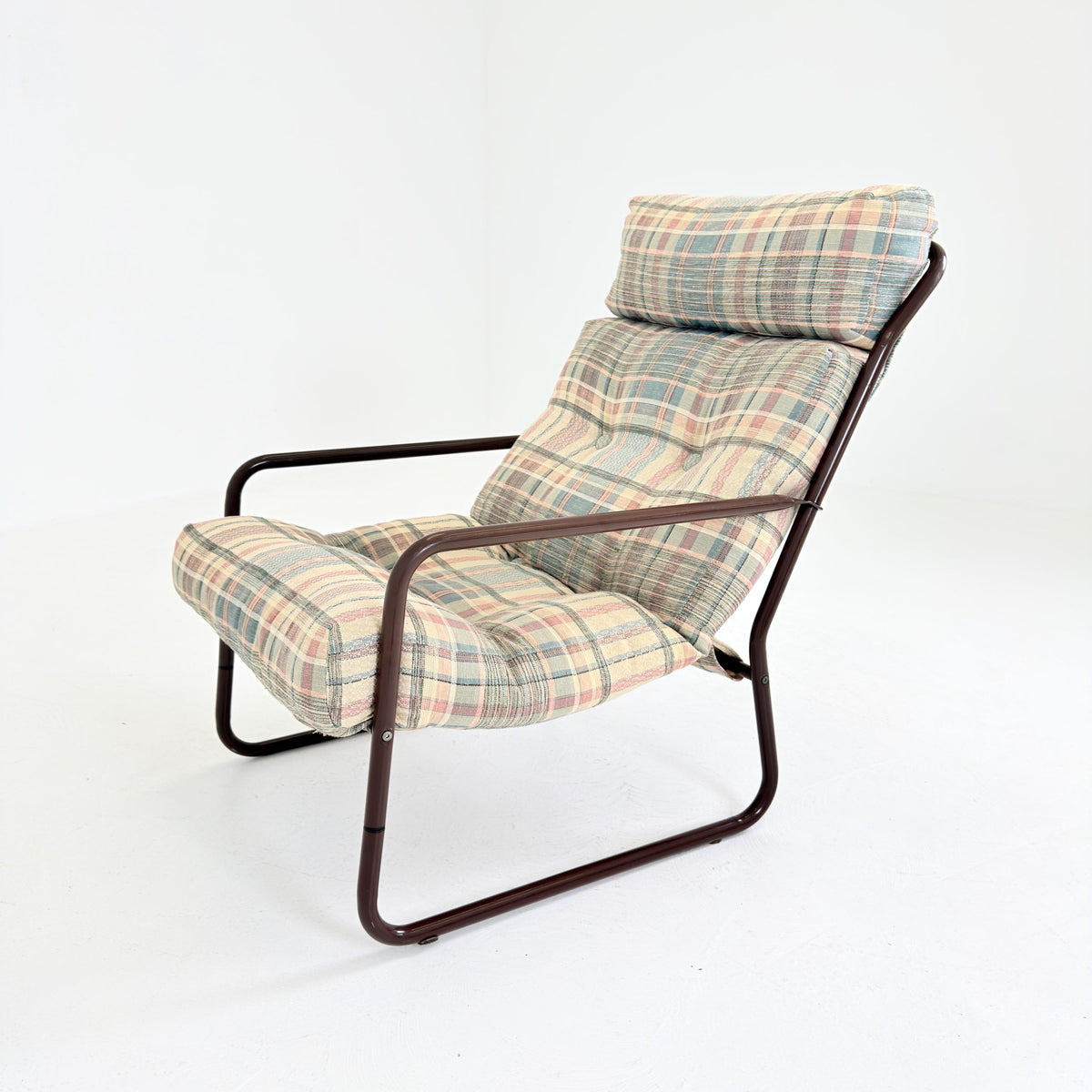 Mid century century Bauhaus tubular lounge armchair for Tomas Jelinek by IKEA 1980s Sweden