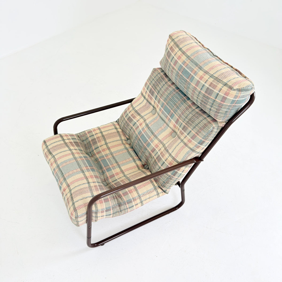 Mid century century Bauhaus tubular lounge armchair for Tomas Jelinek by IKEA 1980s Sweden