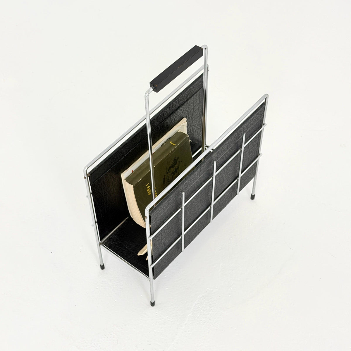 Mid-Century Bauhaus LP & Magazine Rack by Erik Höglund, Sweden, 1960s