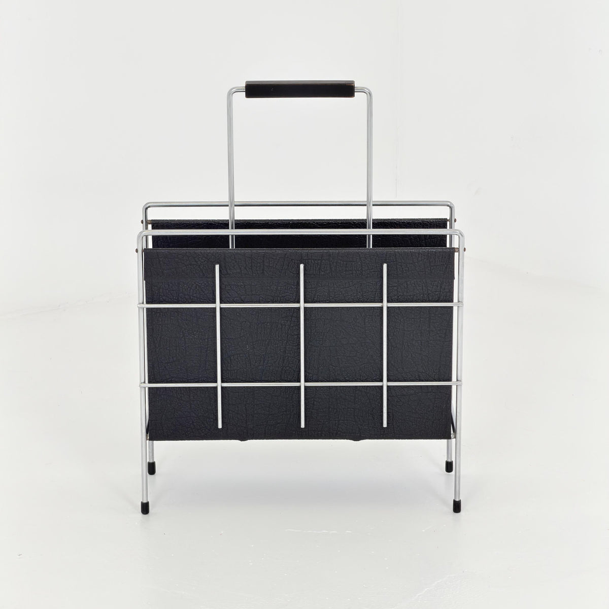 Mid-Century Bauhaus LP & Magazine Rack by Erik Höglund, Sweden, 1960s