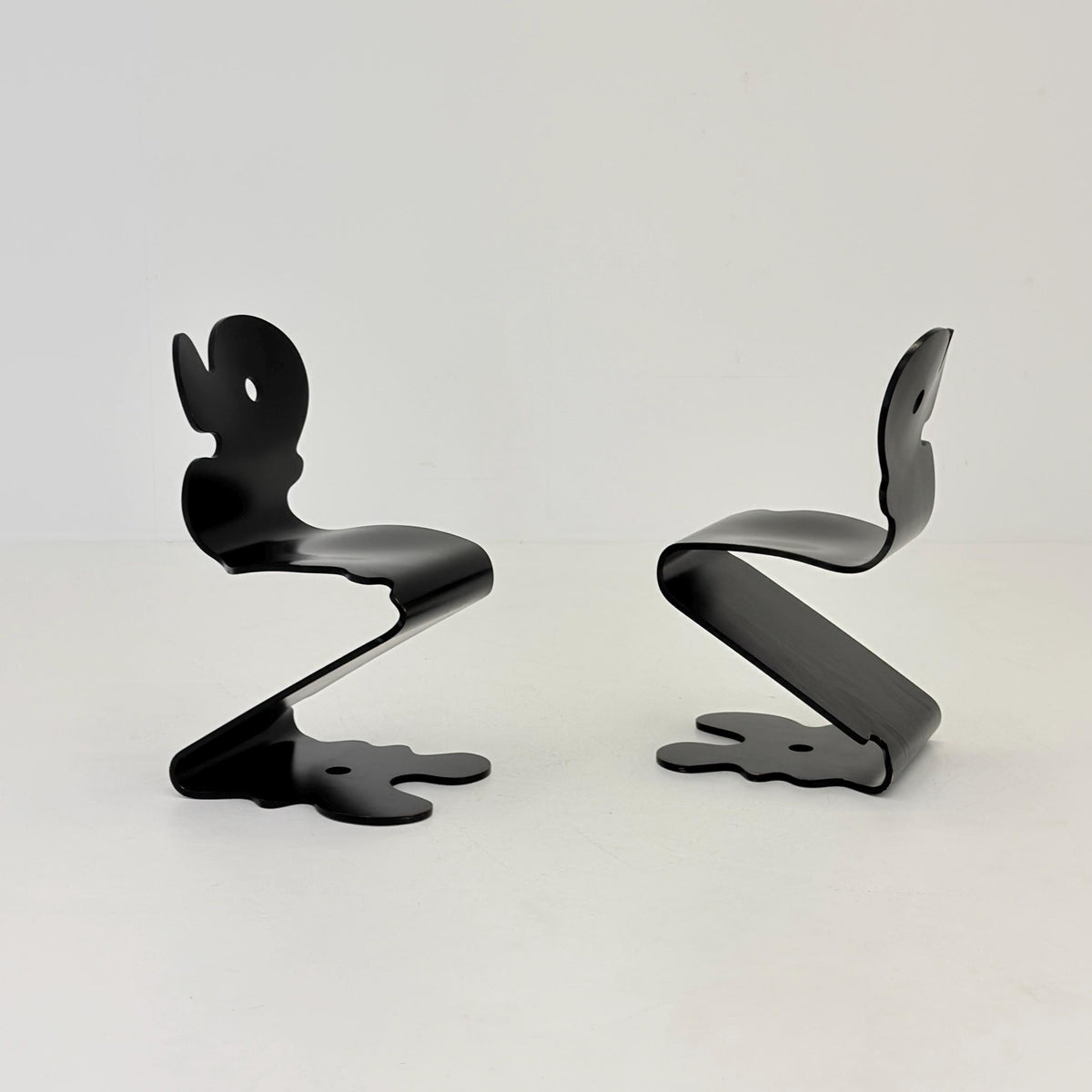 1 of 2 Mid century Verner Panton Pantonic 5000 Chair for Studio HÅG, 1990s Denmark