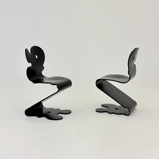 1 of 2 Mid century Verner Panton Pantonic 5000 Chair for Studio HÅG, 1990s Denmark