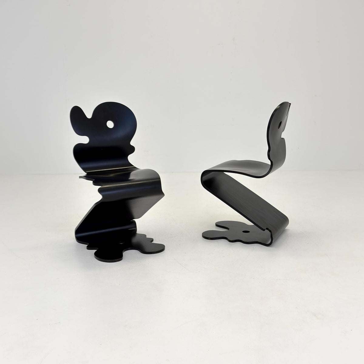1 of 2 Mid century Verner Panton Pantonic 5000 Chair for Studio HÅG, 1990s Denmark