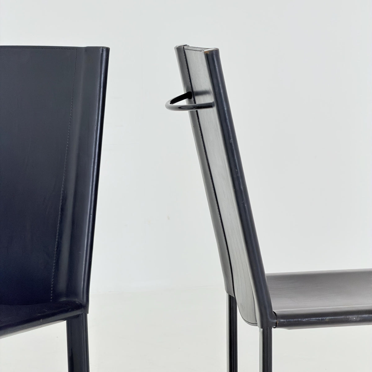 Set of 4 “Coral” Dining Chairs by Carlo Bartoli for Matteo Grassi 1980s Italy