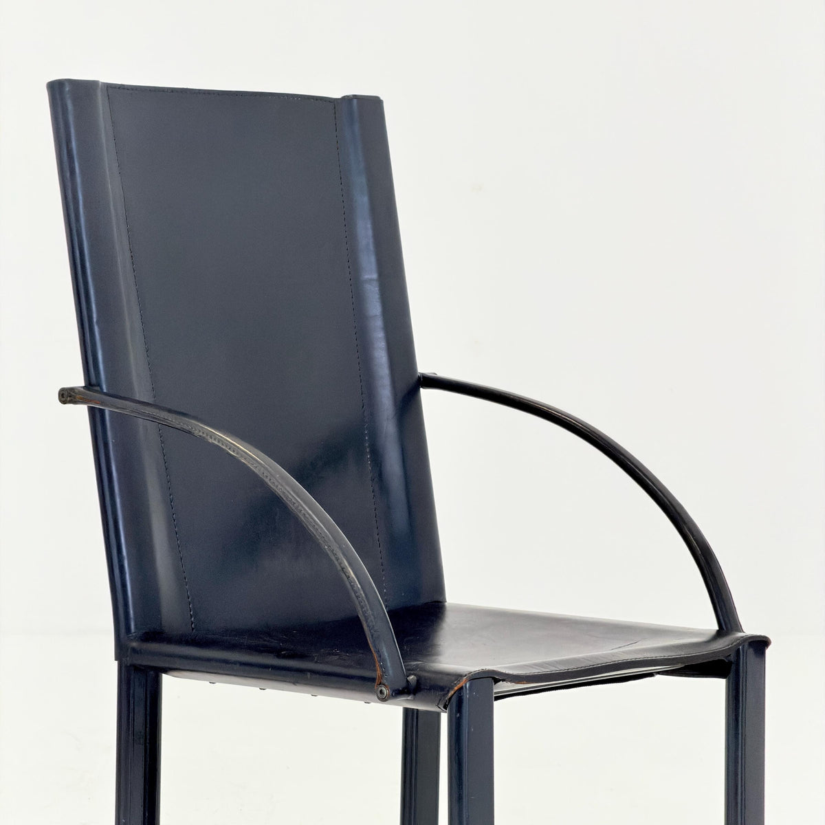 Set of 4 “Coral” Dining armChairs by Carlo Bartoli for Matteo Grassi 1980s Italy