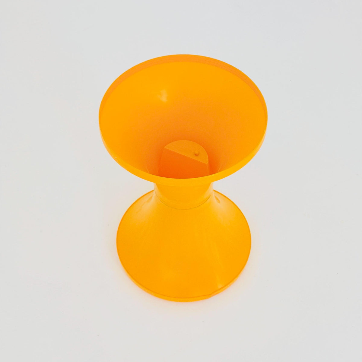 Mid century Space age Retro tulip orange stool by Dynaware 1970s