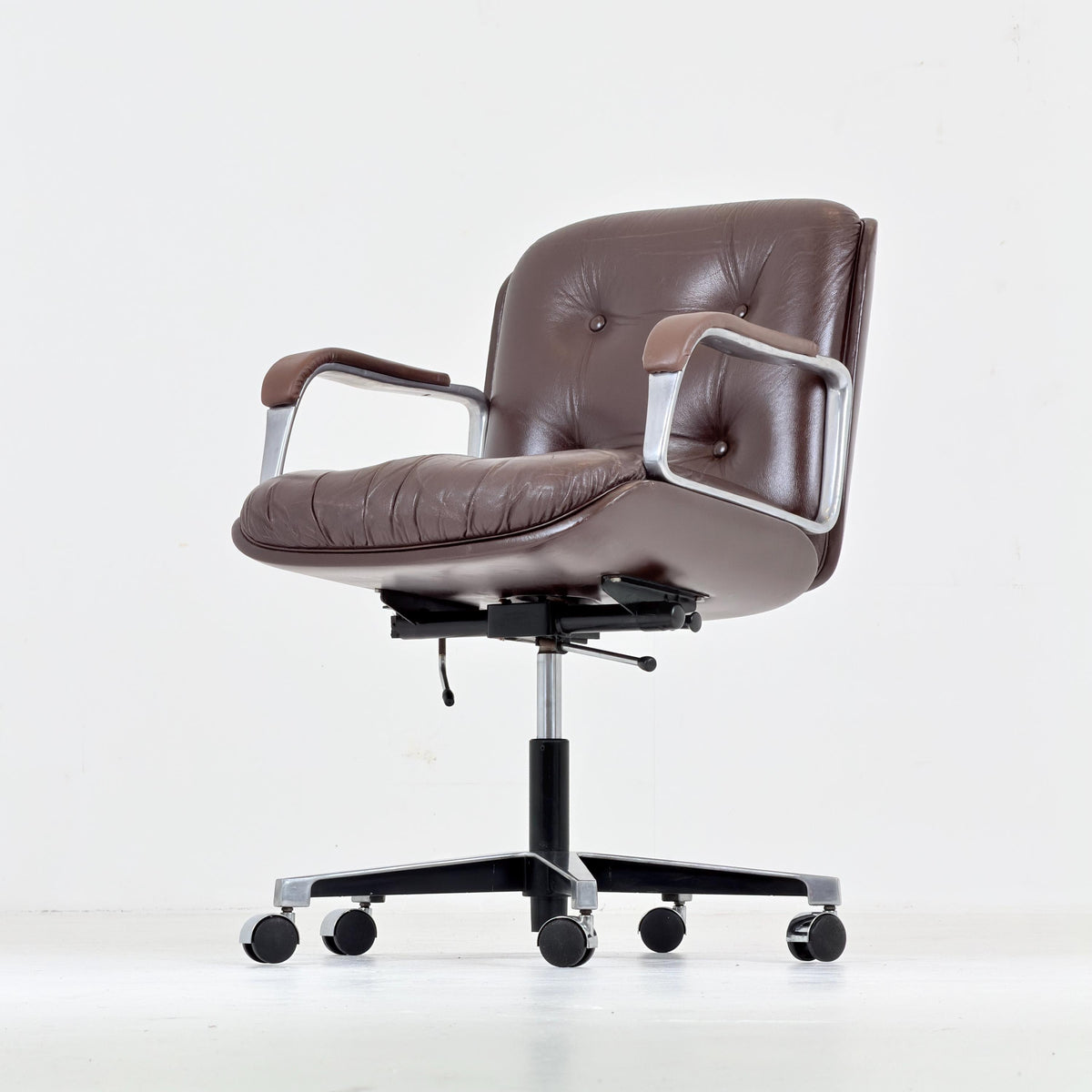 Mid century Blaha swivel Executive Office armChair , 1970s Austria