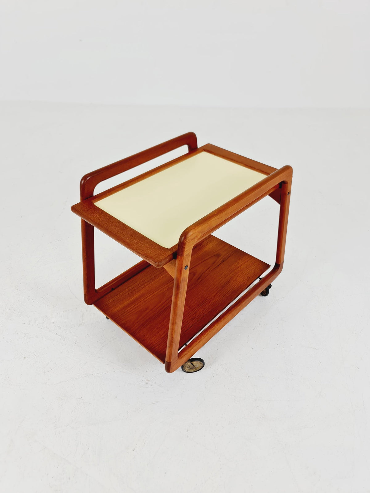 Vintage mid century danish trolley in solid teak/ bar cart By SIKA Mobler , 1960s