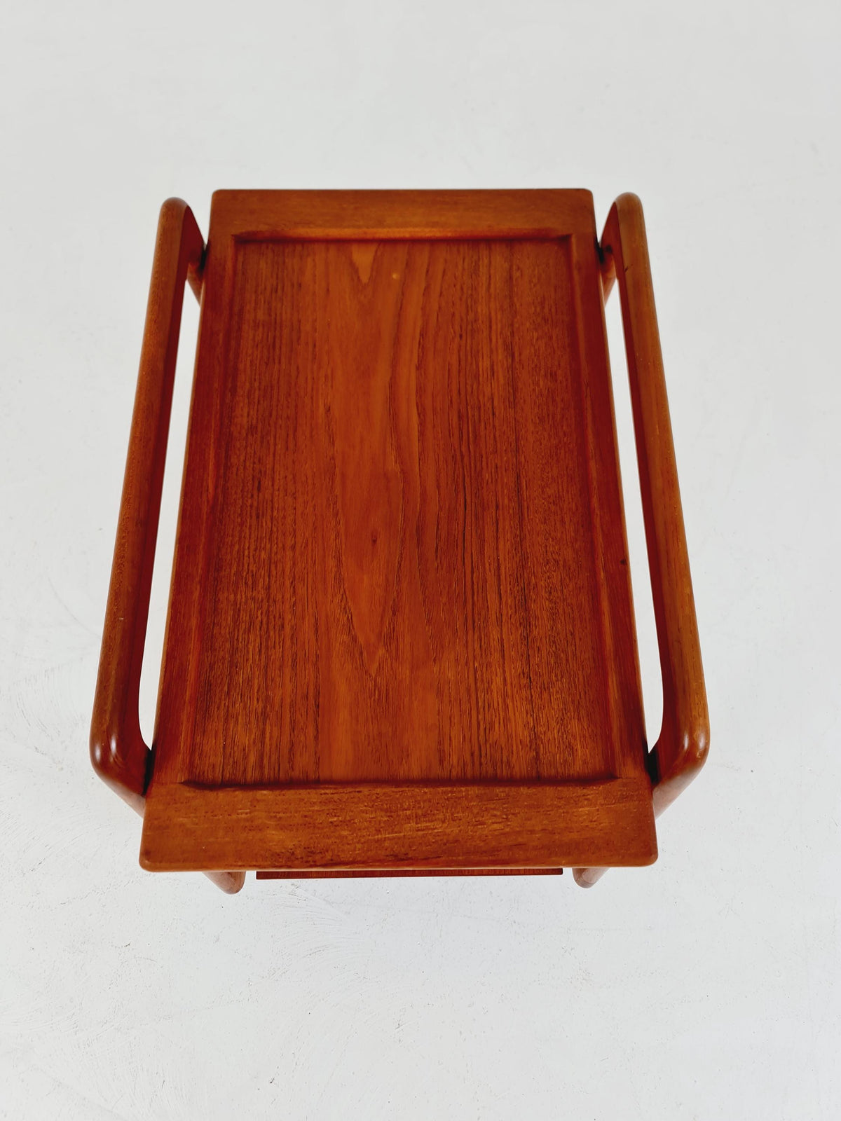 Vintage mid century danish trolley in solid teak/ bar cart By SIKA Mobler , 1960s