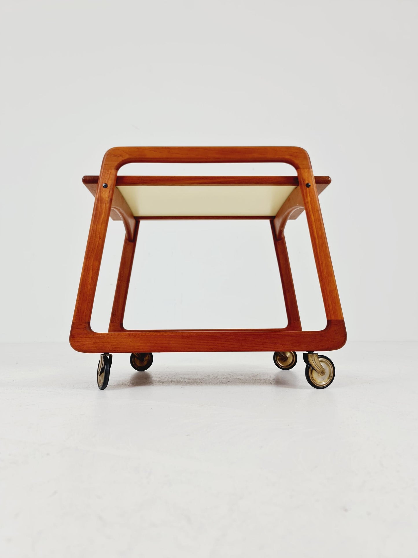 Vintage mid century danish trolley in solid teak/ bar cart By SIKA Mobler , 1960s