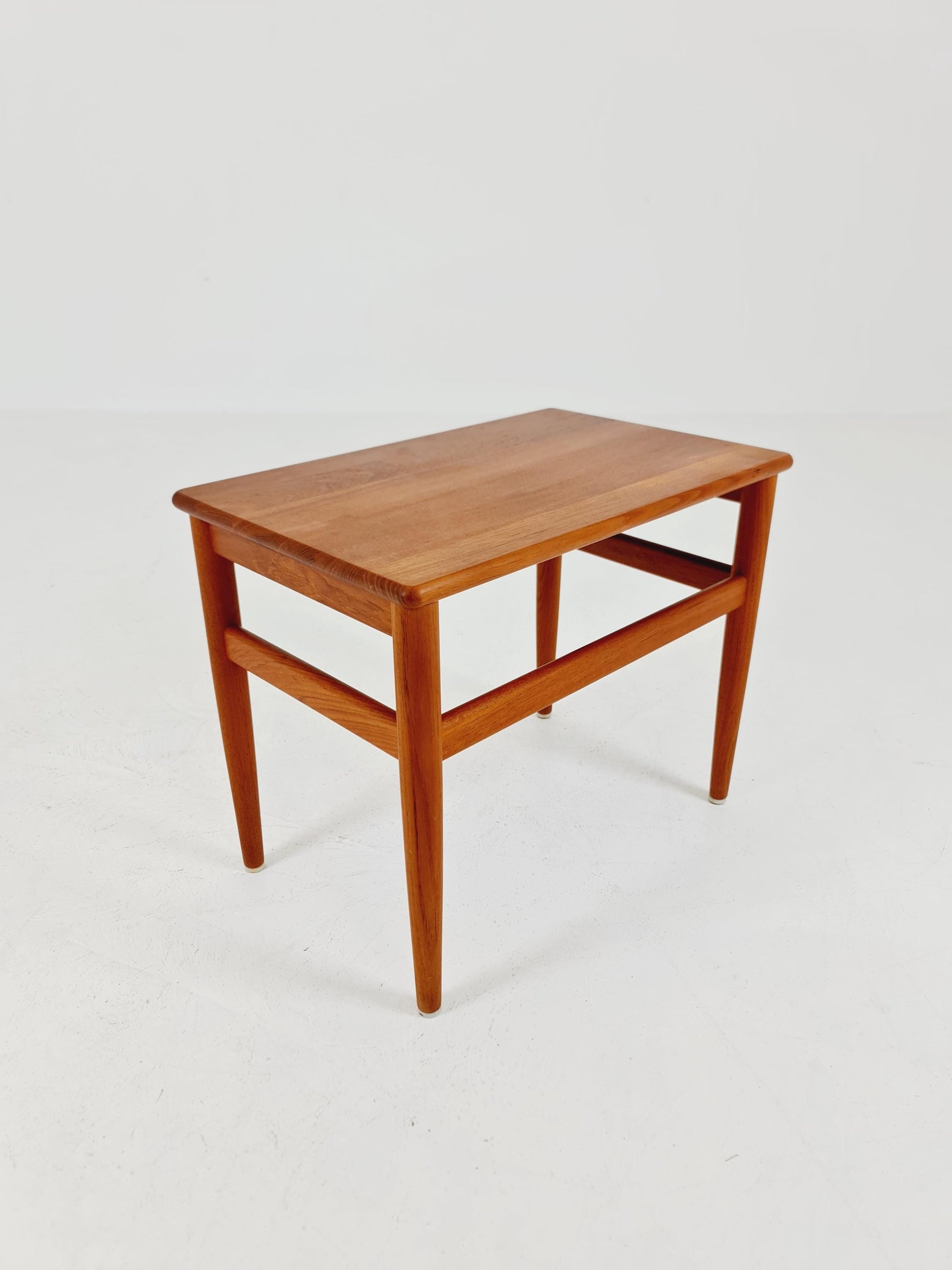 Midcentury Danish Solid teak side table 1960s