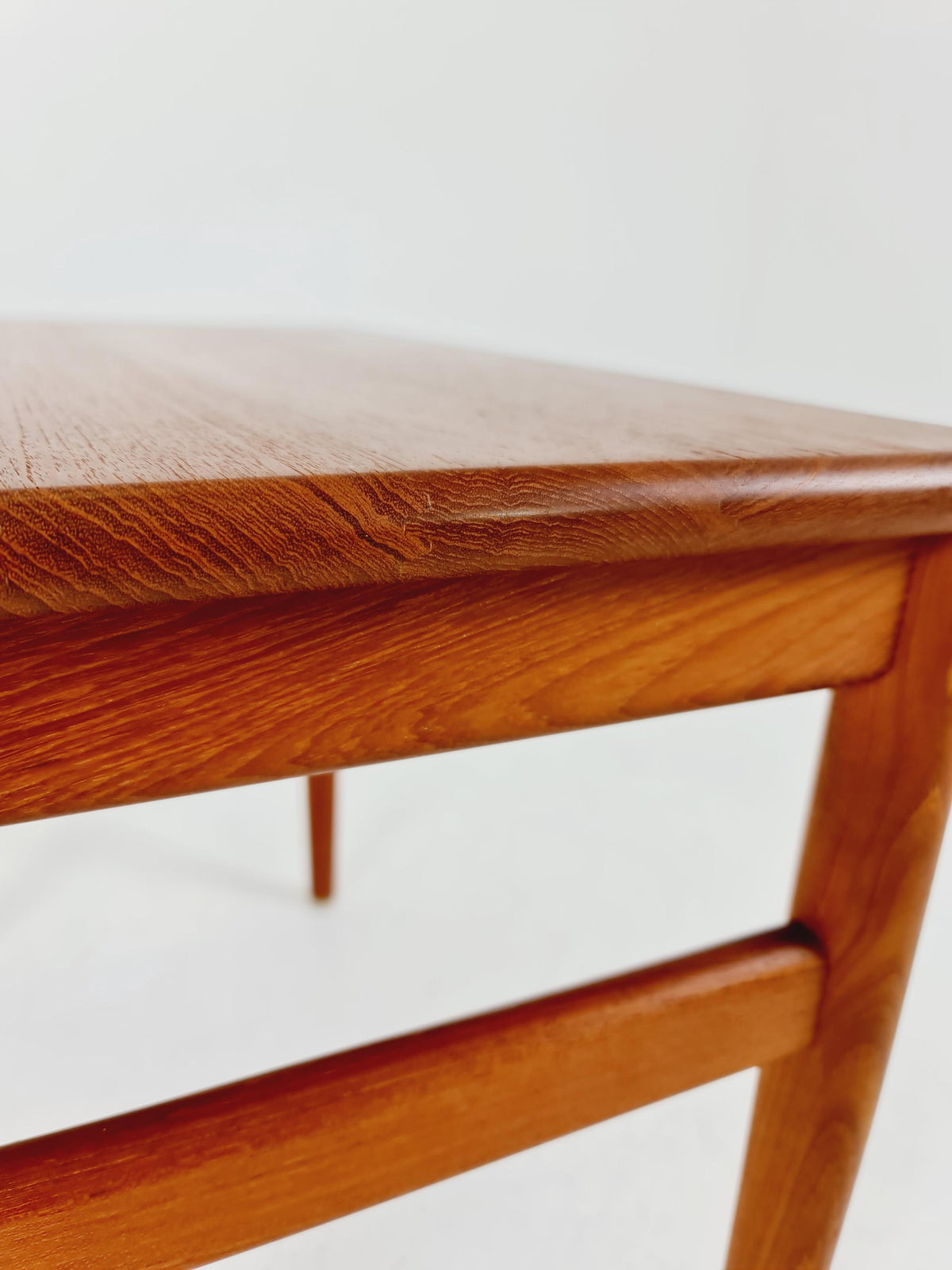 Midcentury Danish Solid teak side table 1960s