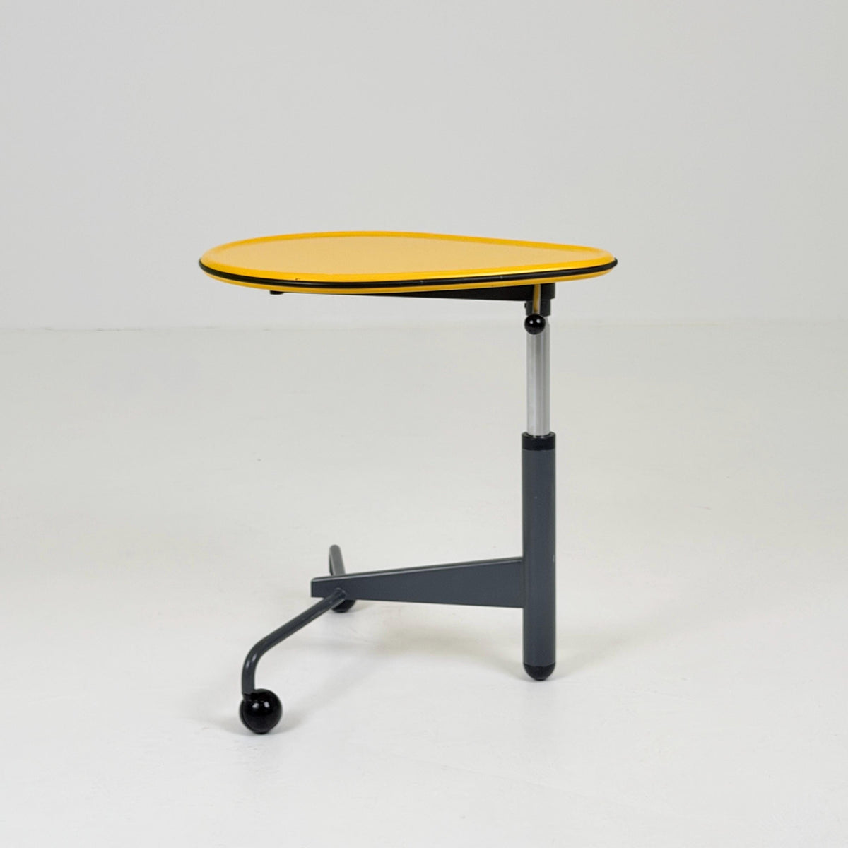 Mid century Adjustable side table “Kick” by Toshiyuki Kita for Cassina Italy 1980s
