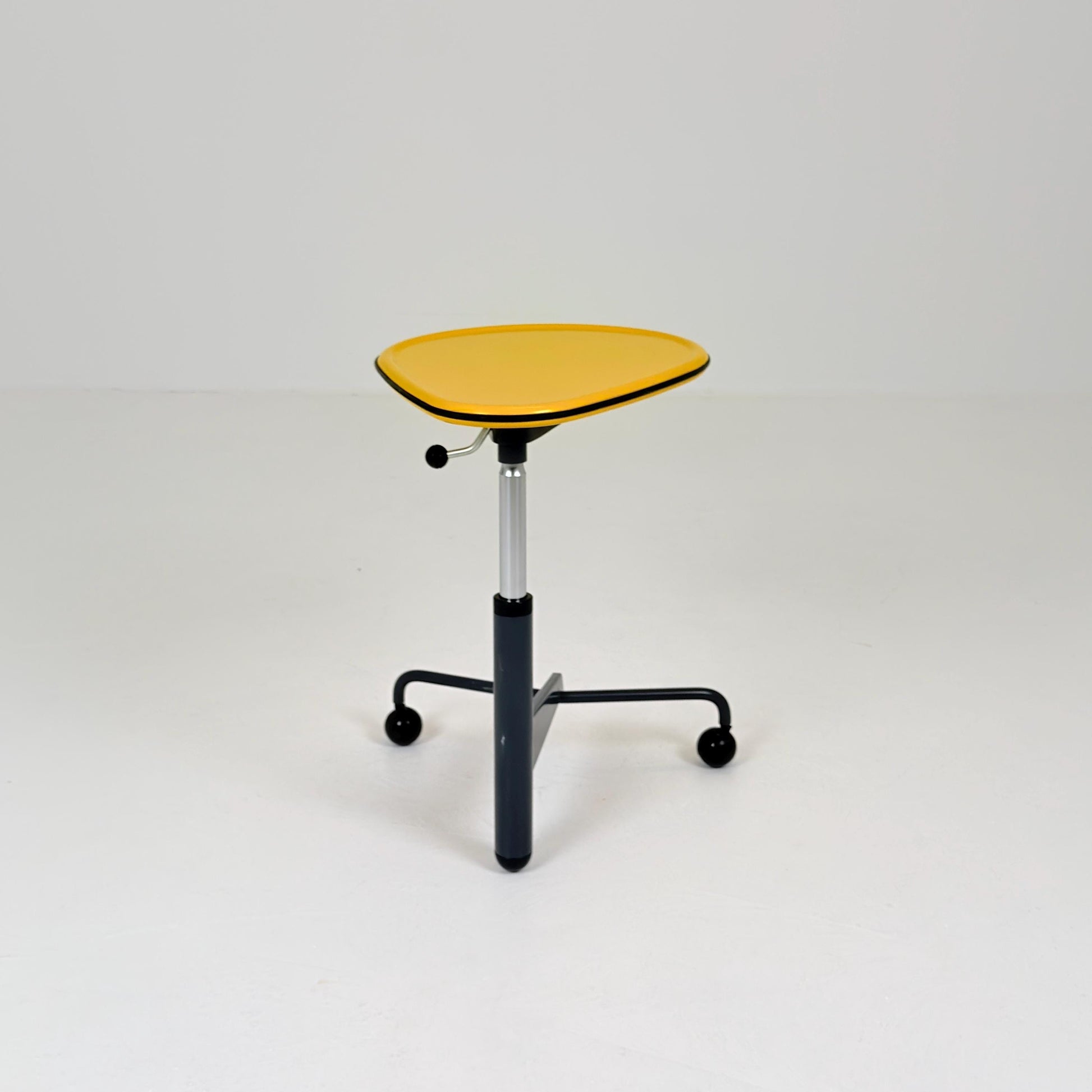 Mid century Adjustable side table “Kick” by Toshiyuki Kita for Cassina Italy 1980s