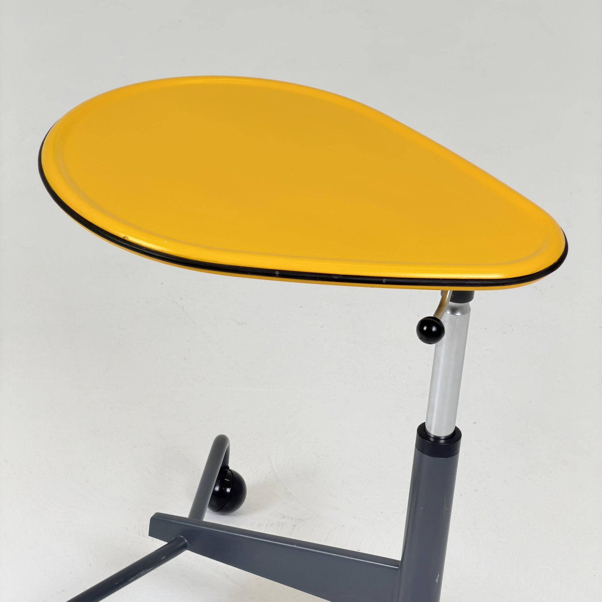 Mid century Adjustable side table “Kick” by Toshiyuki Kita for Cassina Italy 1980s