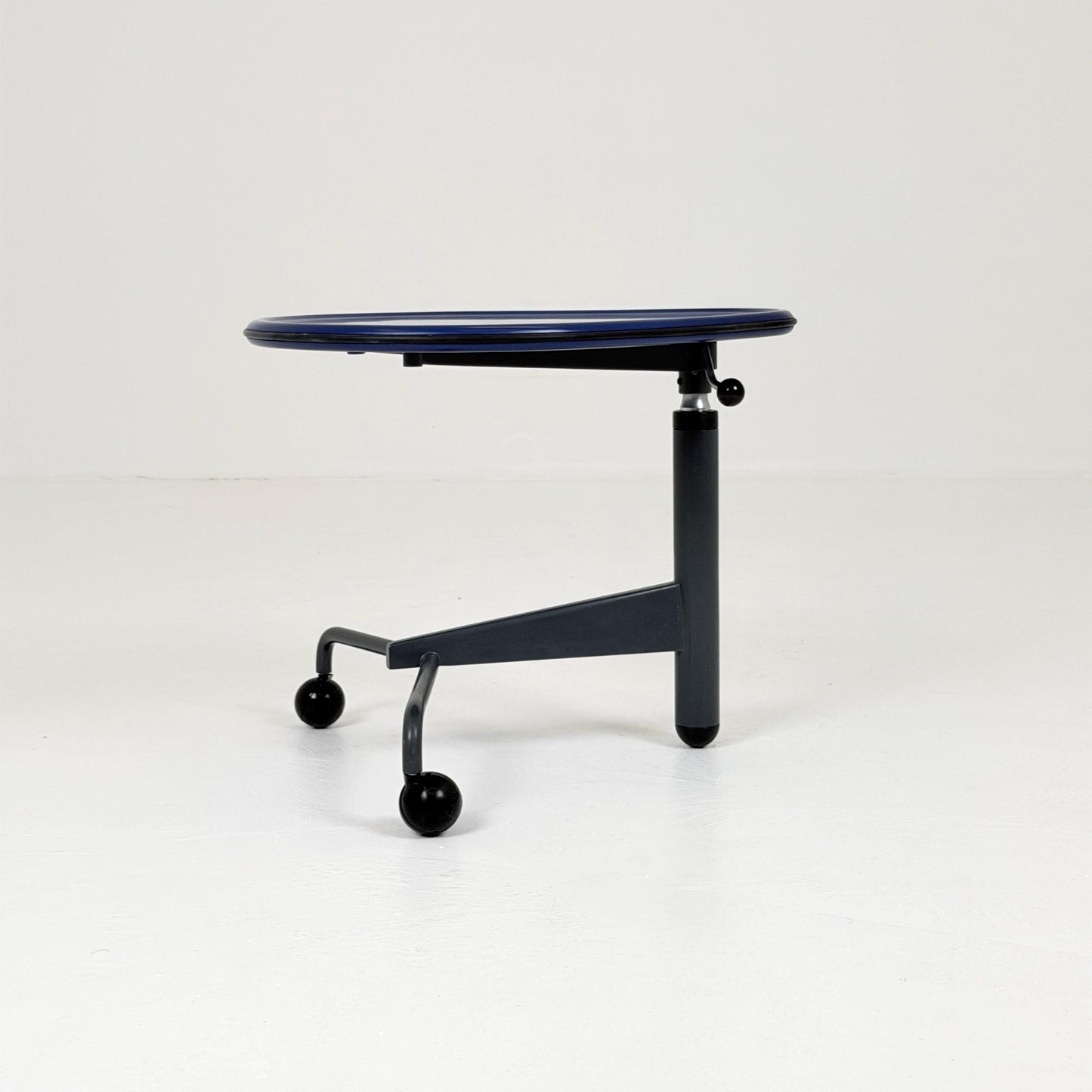 Mid century Adjustable side table “Kick” by Toshiyuki Kita for Cassina Italy 1980s