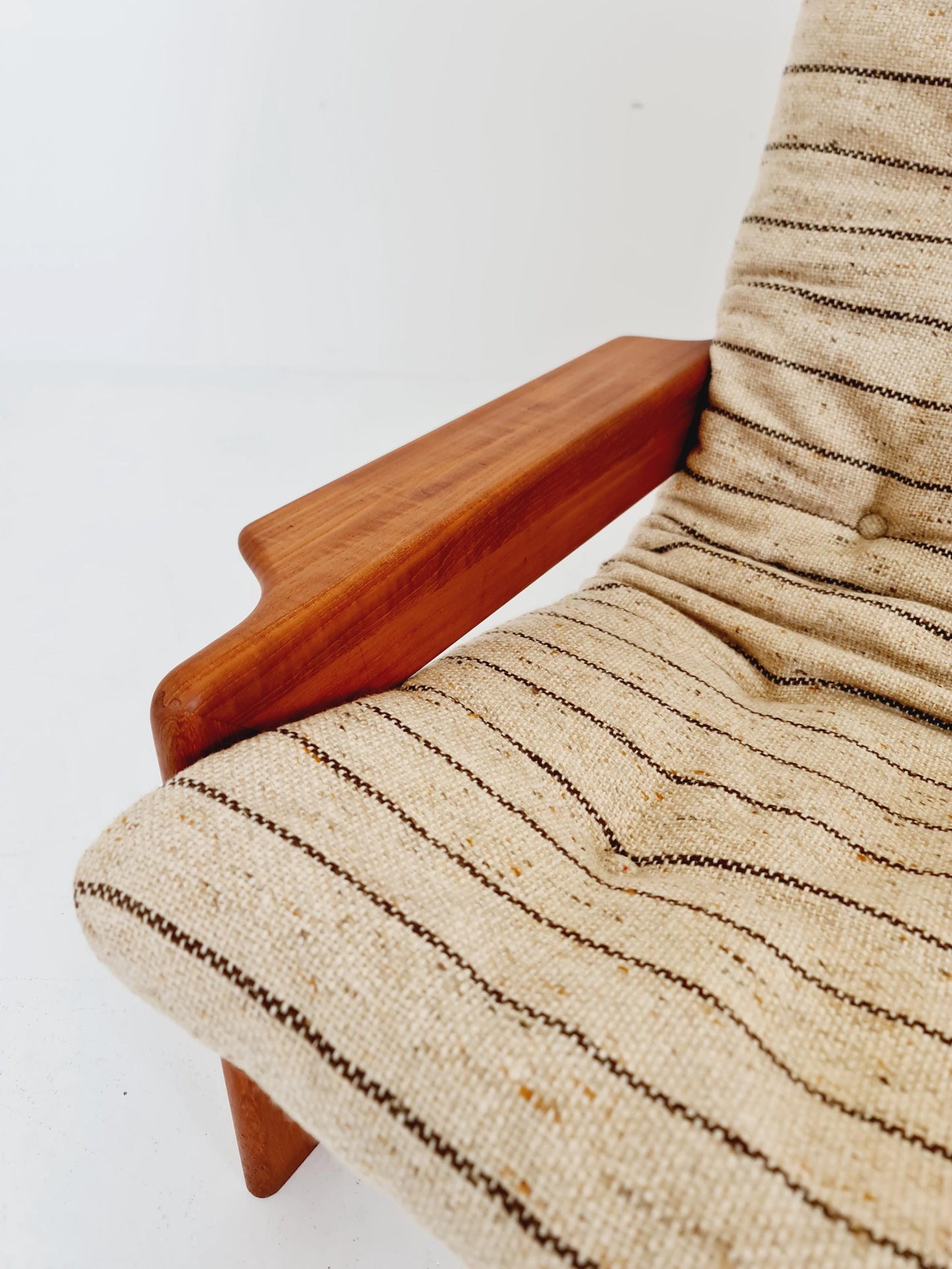 Mid century easy lounge couch by Arne Wahl Iversen for komfort teak , 1960s