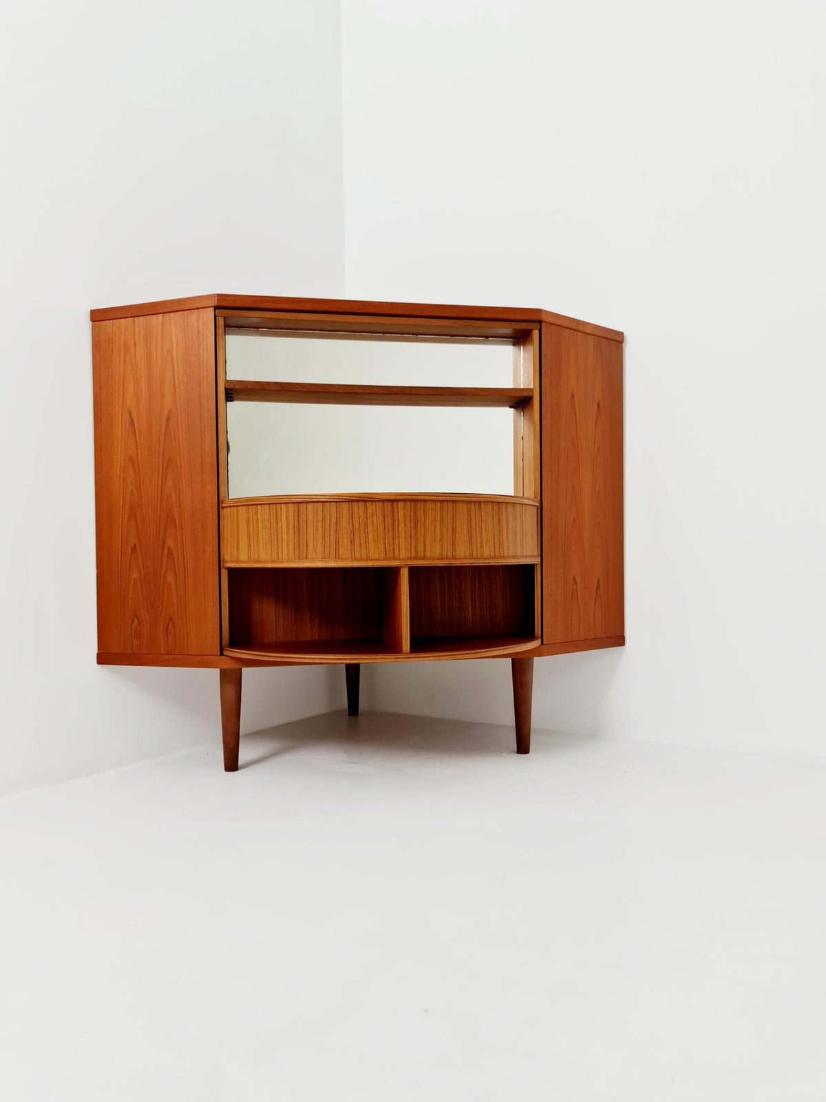 Rare Mid century Corner Danish bar/ sideboard, 1950s