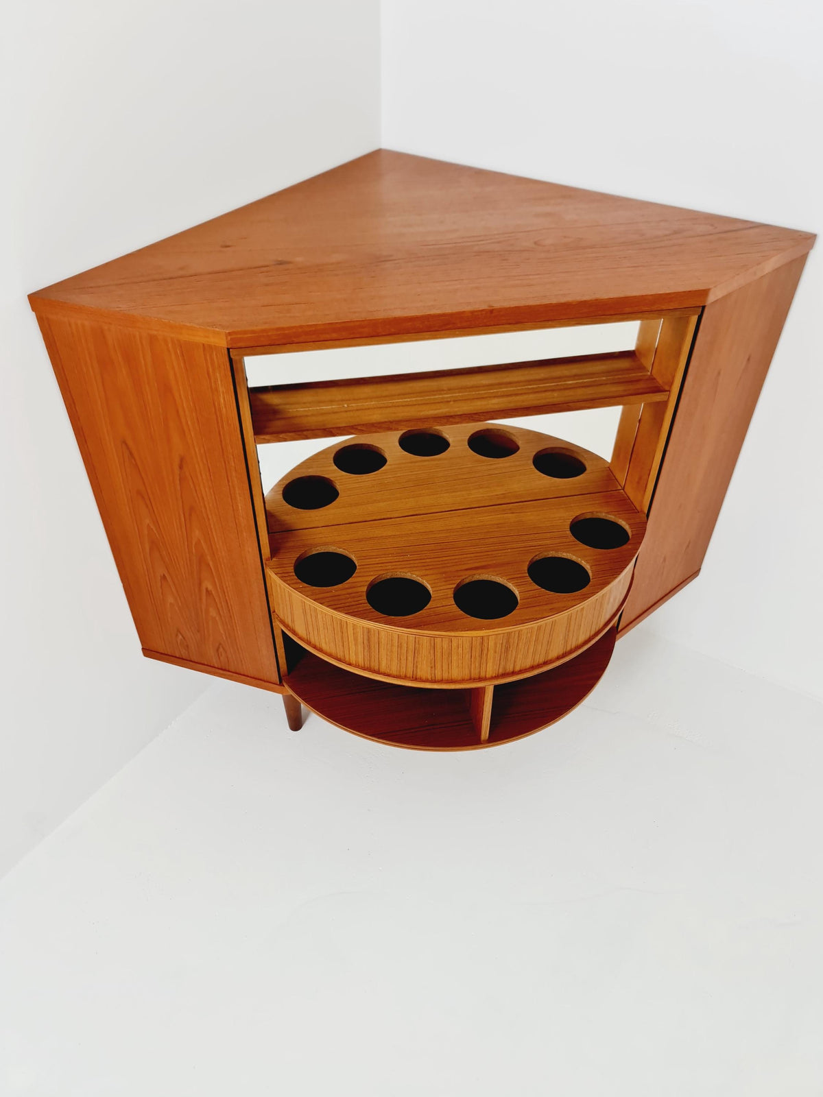 Rare Mid century Corner Danish bar/ sideboard, 1950s