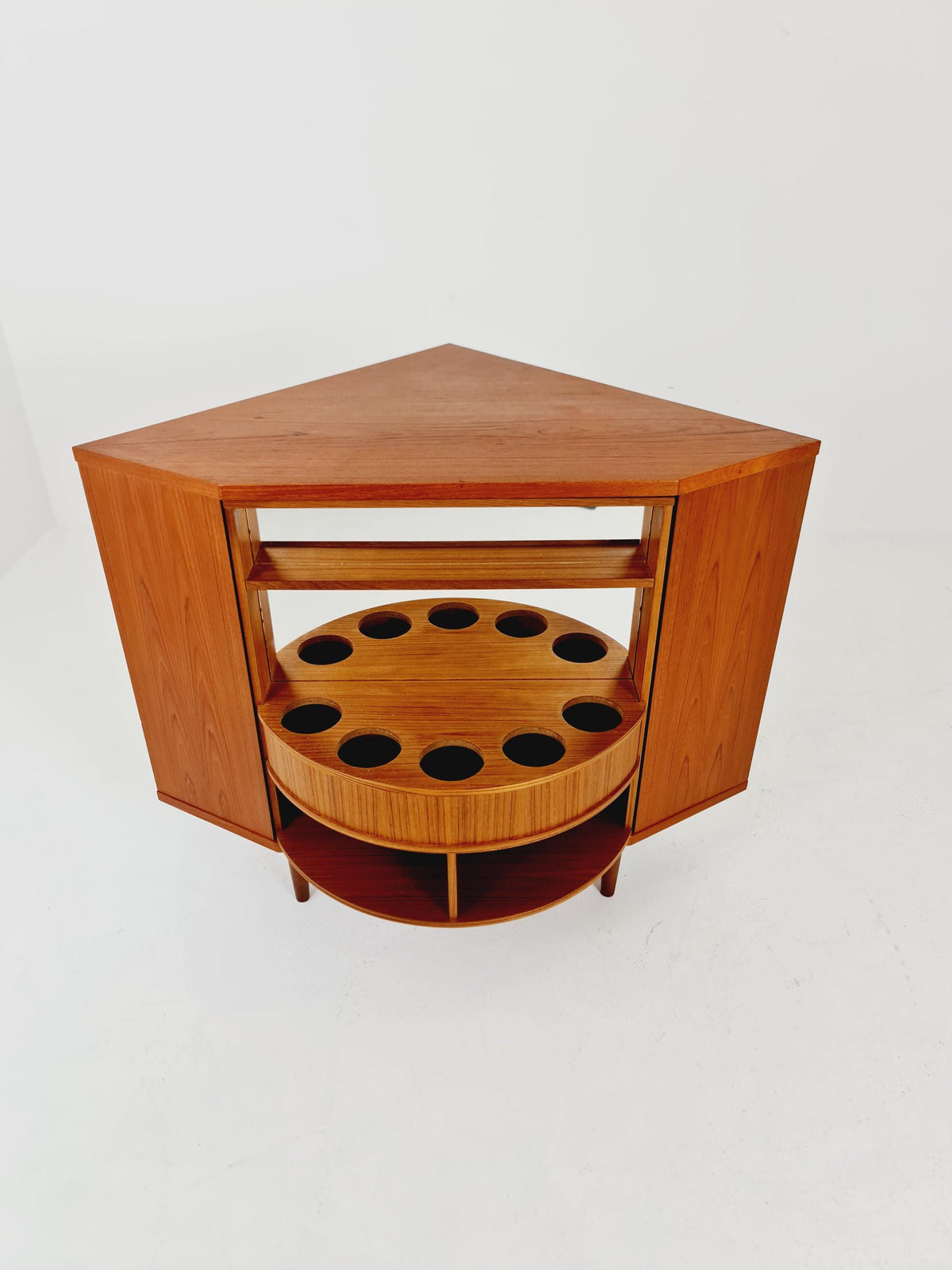 Rare Mid century Corner Danish bar/ sideboard, 1950s