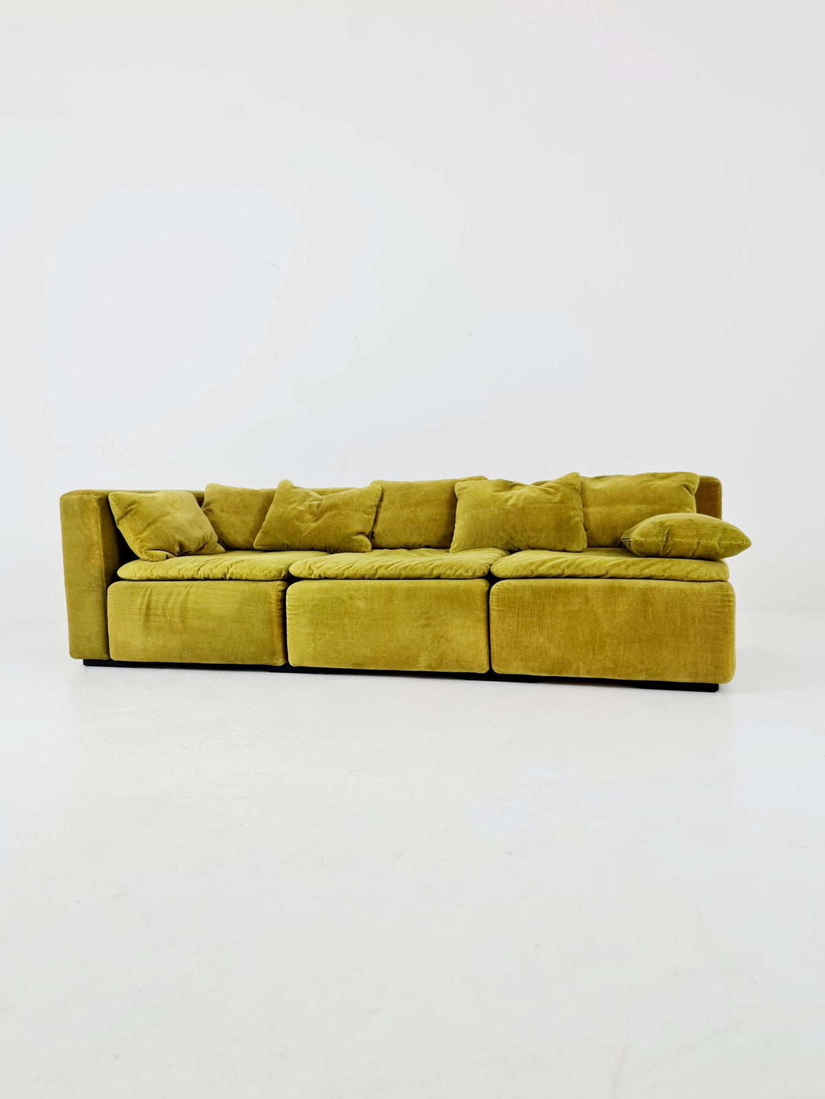 Cor modular mid century green sofa/couch, 1970s, set of 3