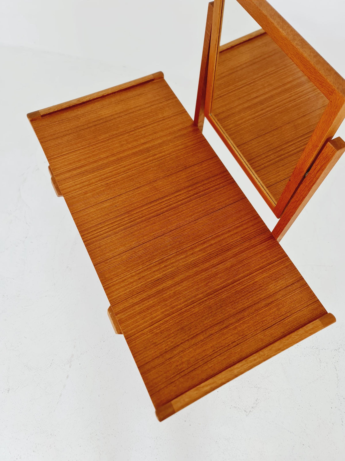 Mid Century Modern Danish Teak vanity table make up table , 1960s