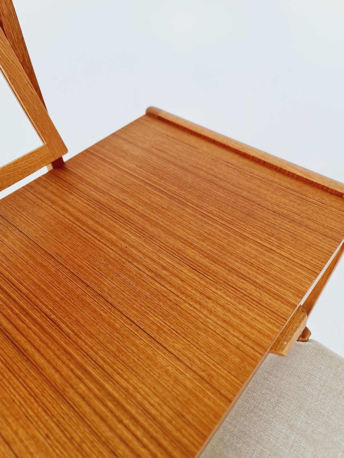 Mid Century Modern Danish Teak vanity table make up table , 1960s