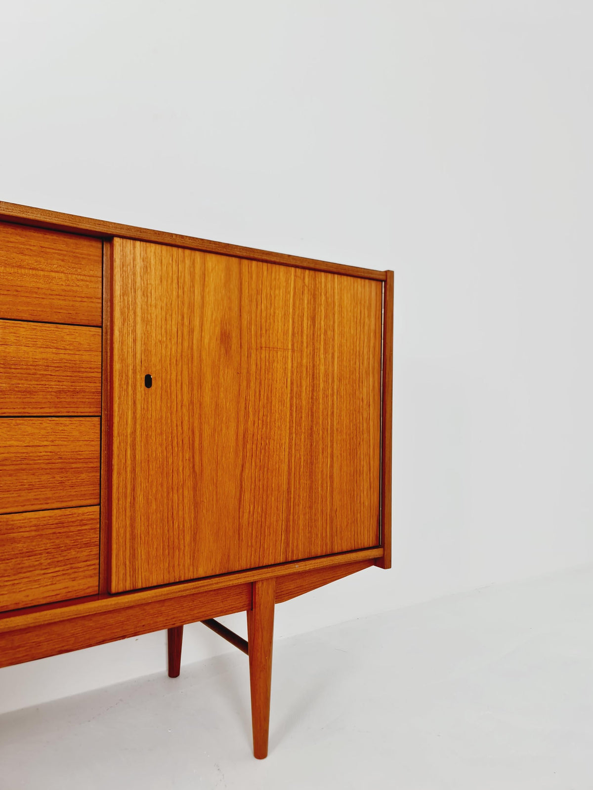 Mid century Modern German teak sideboard by WK möbel, 1960s