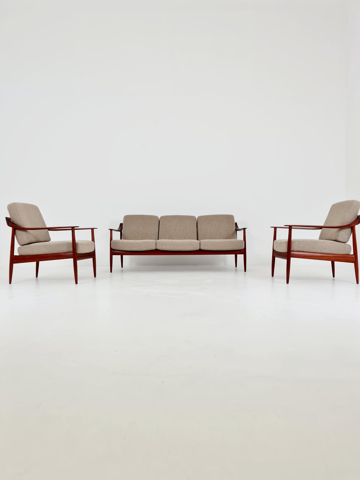 Midcentury Sofa Set by Walter Knoll for Knoll Antimott , Germany, 1960s,
