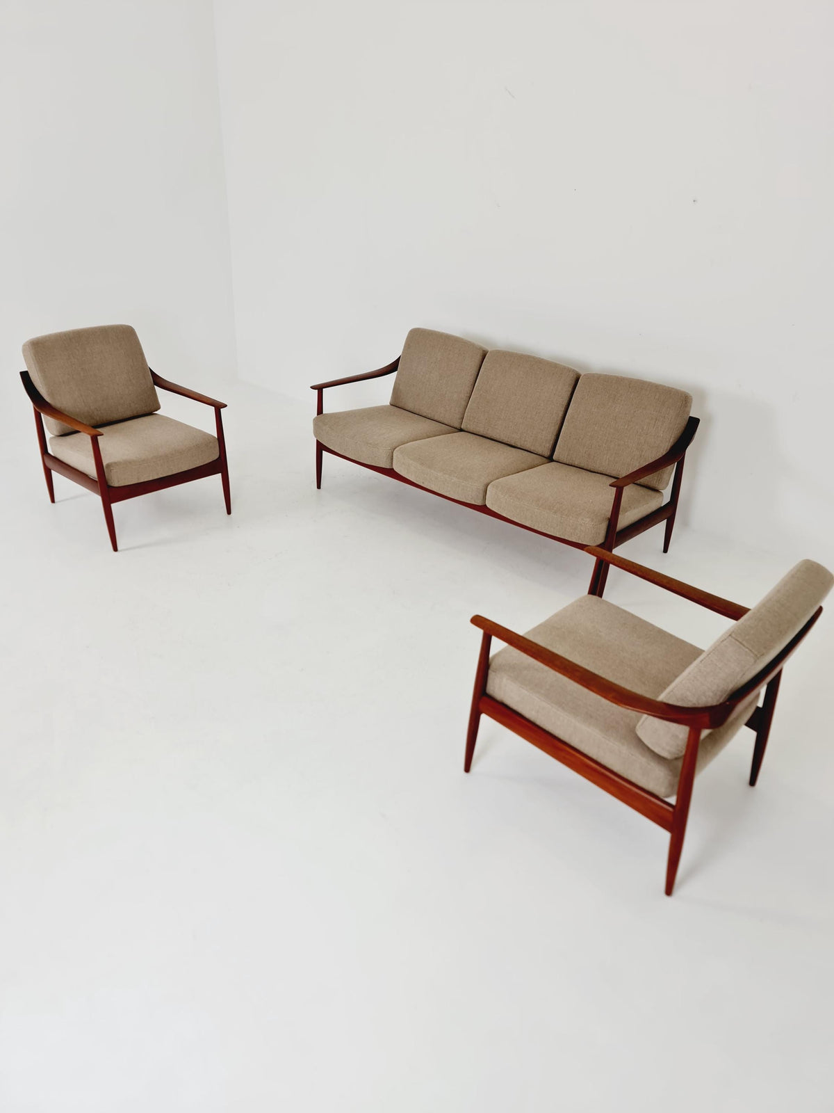 Midcentury Sofa Set by Walter Knoll for Knoll Antimott , Germany, 1960s,