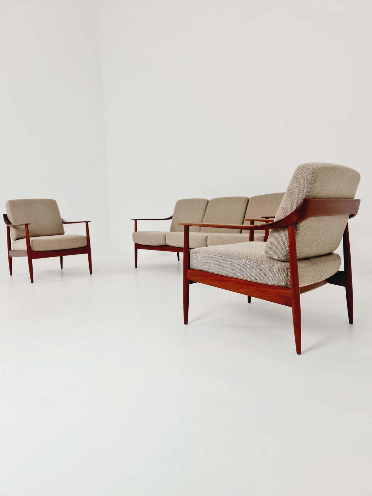 Midcentury Sofa Set by Walter Knoll for Knoll Antimott , Germany, 1960s,