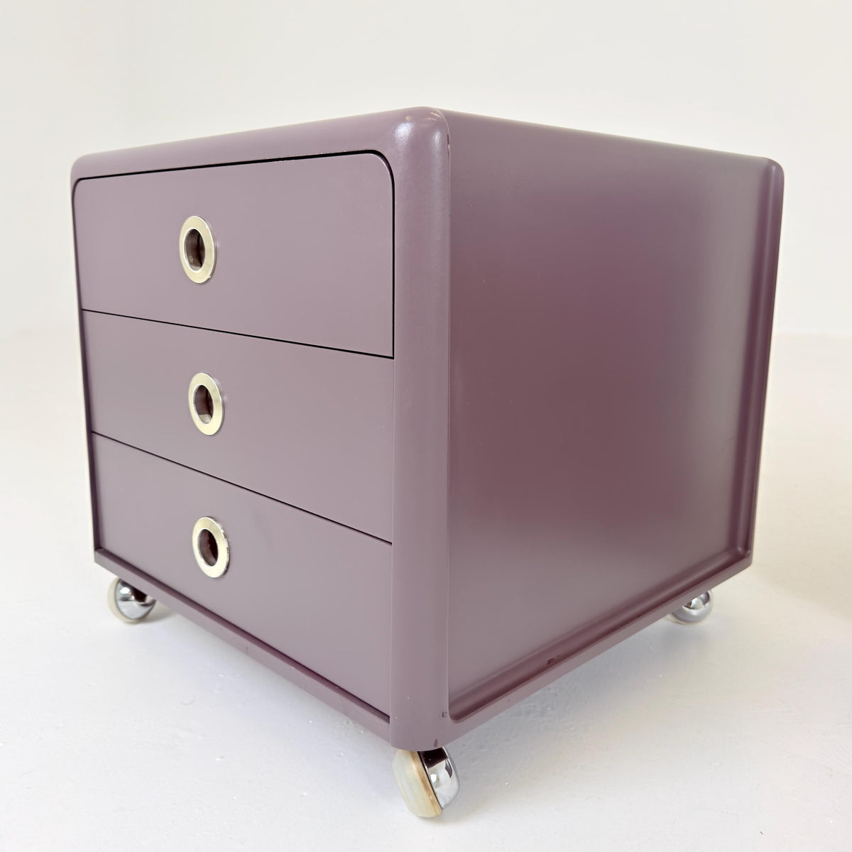 Rare Set of 2 Mid-Century Space Age Nightstands by Peter Ghyczy for Horn Collection, Germany, 1970s