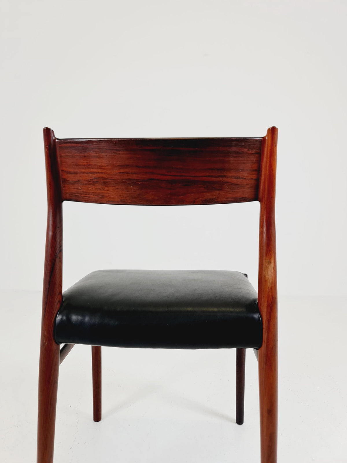Danish teak and leather chair by Arne Vodder for Sibast Model 418 , 1960s