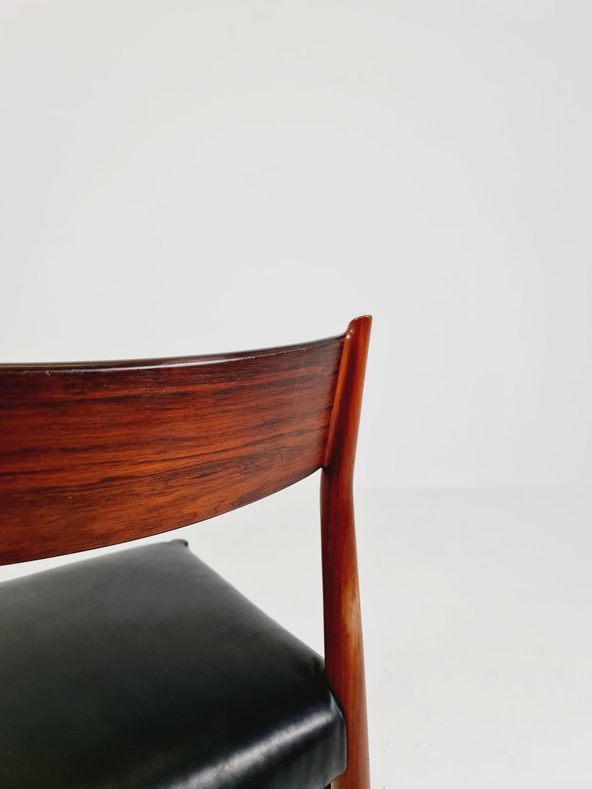 Danish teak and leather chair by Arne Vodder for Sibast Model 418 , 1960s