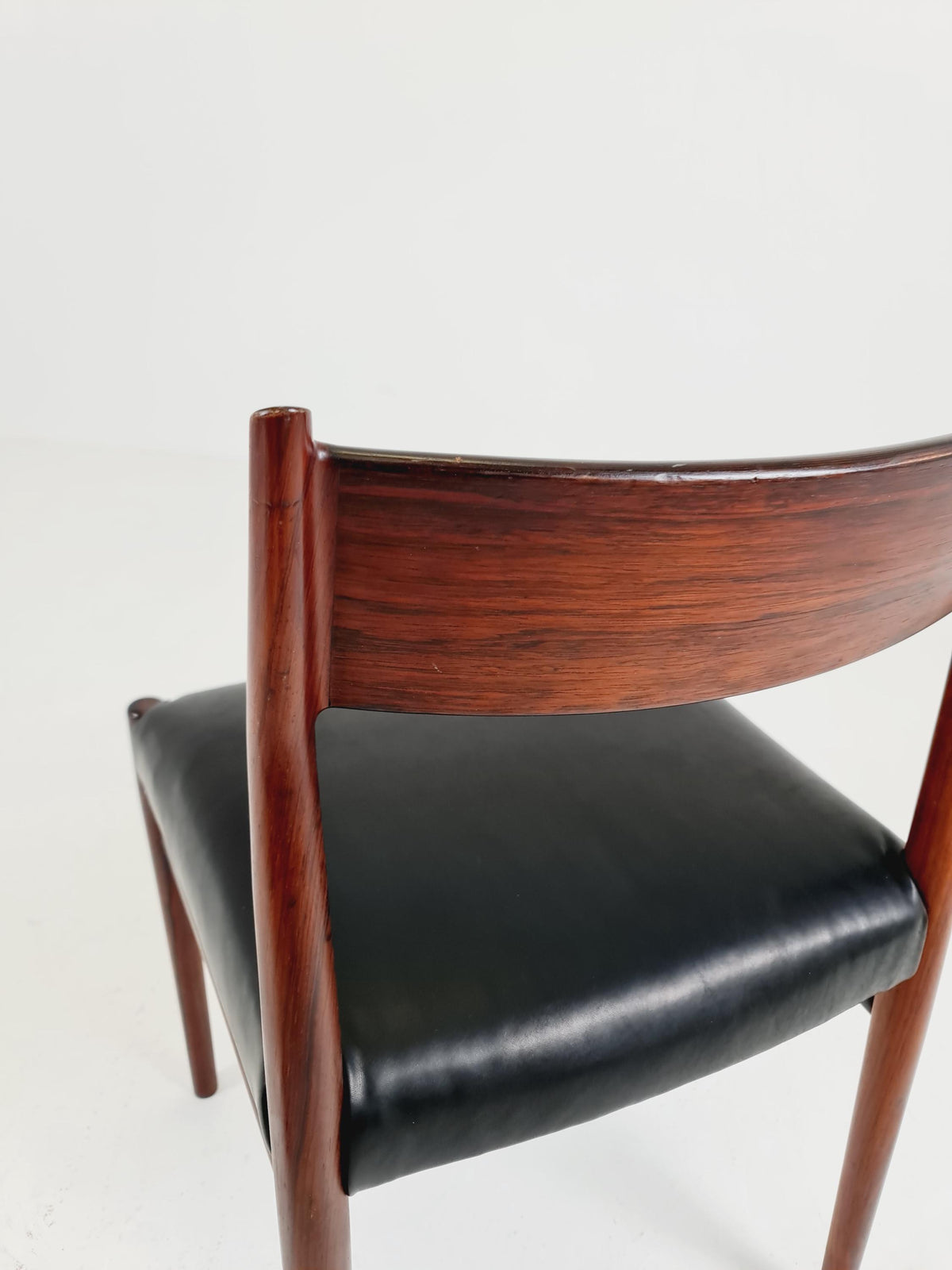 Danish teak and leather chair by Arne Vodder for Sibast Model 418 , 1960s