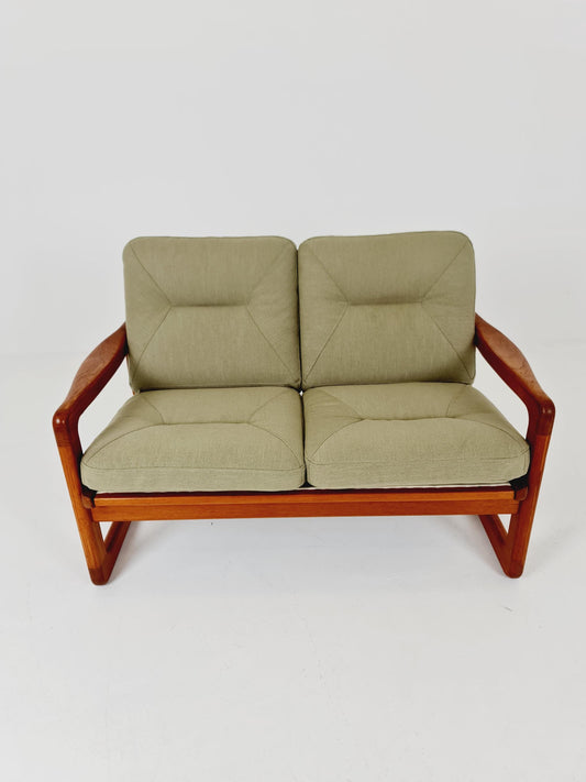 Mid century teak 2 -Seater Sofa by Holstebro Möbelfabrik , 1970s